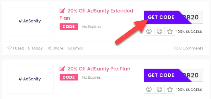 AdSanity Coupon Codes AdSanity Coupon Codes
