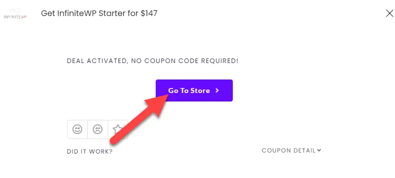 InfiniteWP Deal