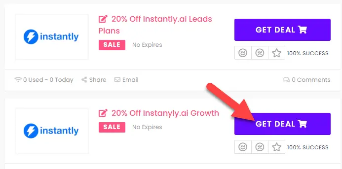 Instantly AI Coupon Codes