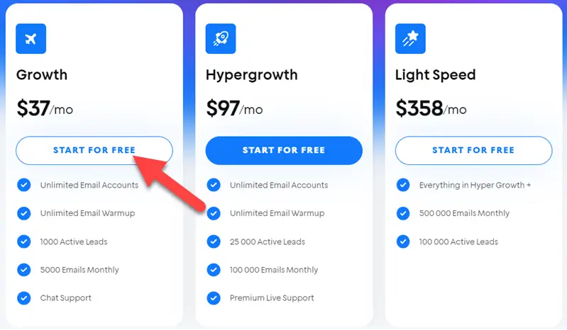 Instantly AI Pricing