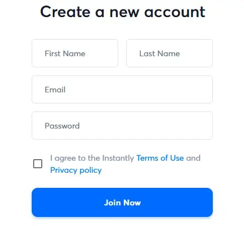 Instantly AI Signup