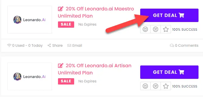 Leonardo.ai Coupons