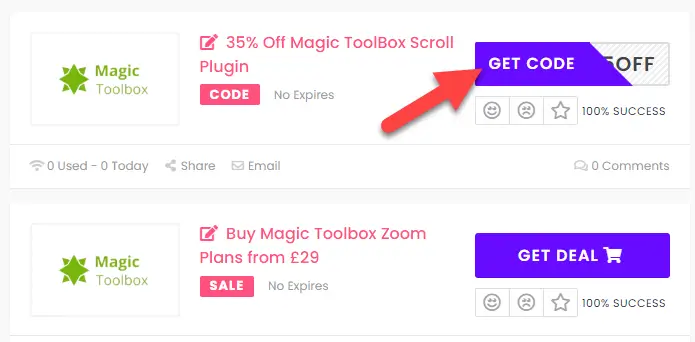 Magic Toolbox Coupon Codes