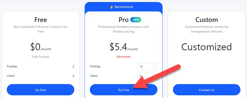 MoreLogin Pricing