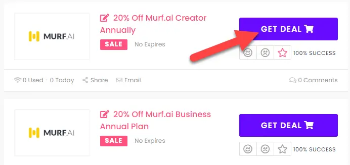 Murf.ai Coupons