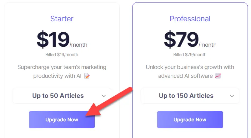 SEOWriting.ai Pricing