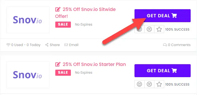 Snov.io Coupon Codes