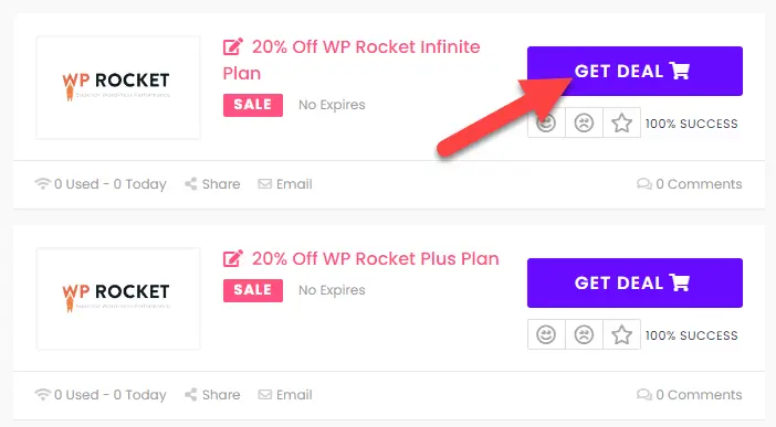 WP Rocket Coupon Codes