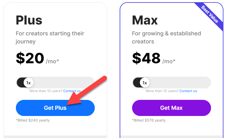 InVideo AI Pricing